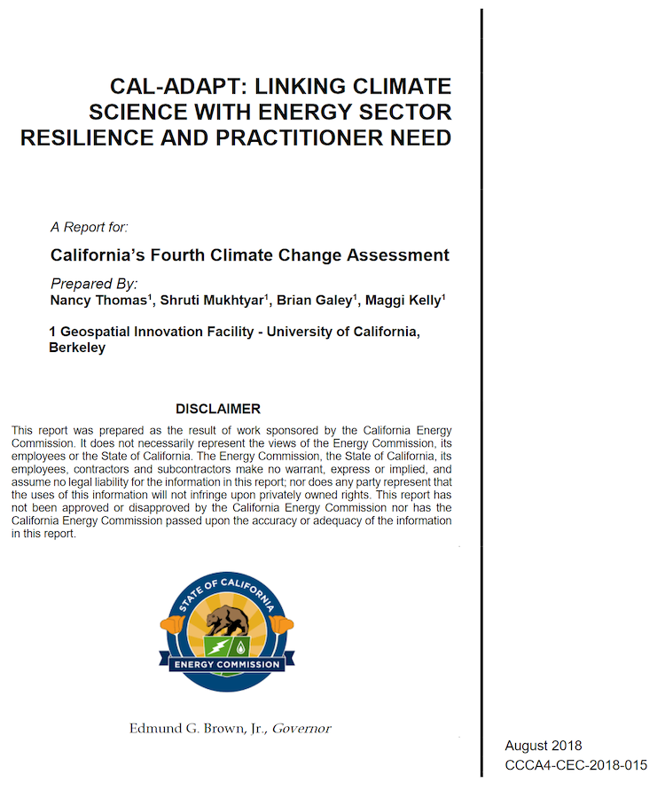 caladapt report cover